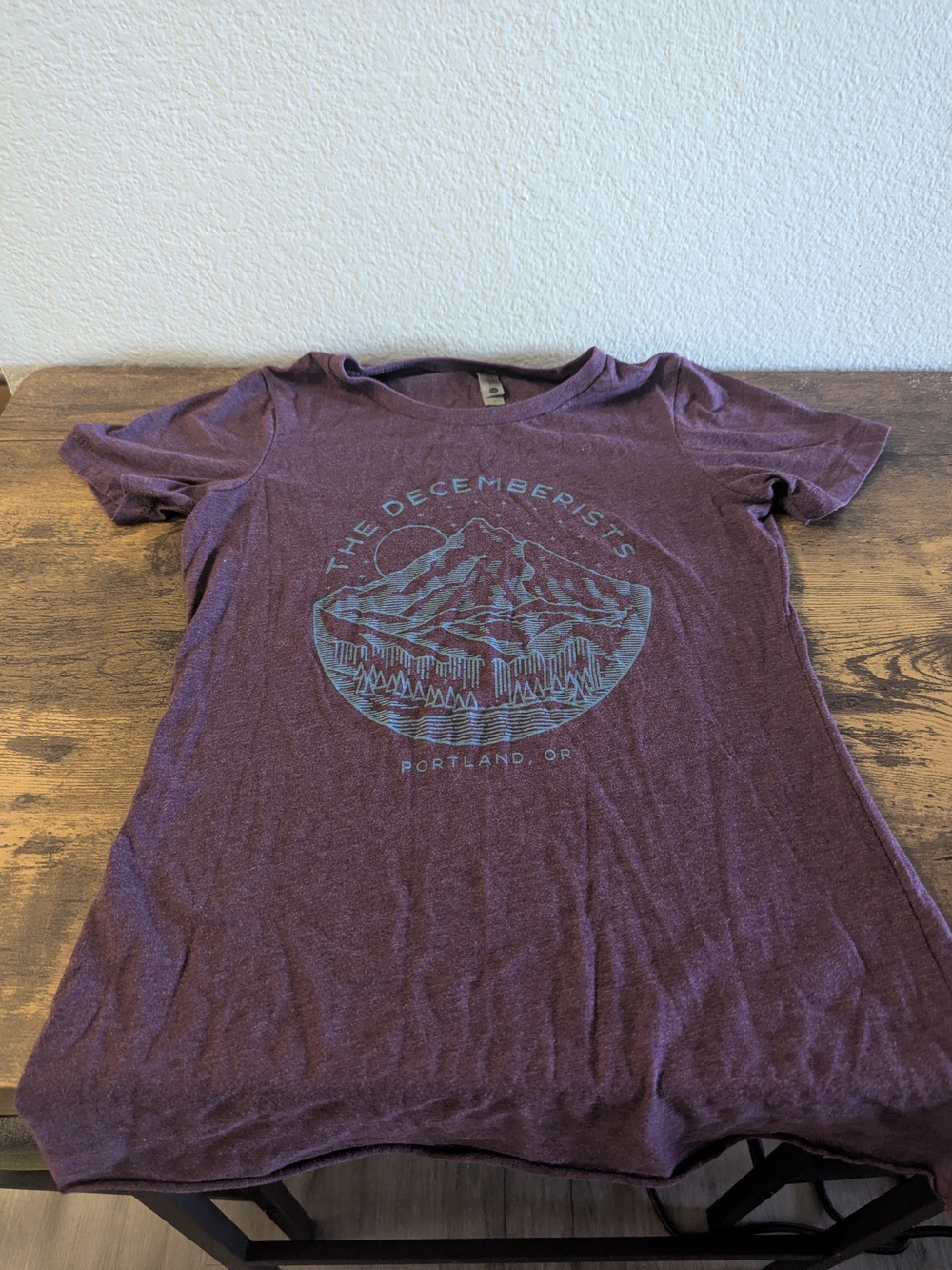 The Decemberists Purple Graphic Short Sleeve Tee